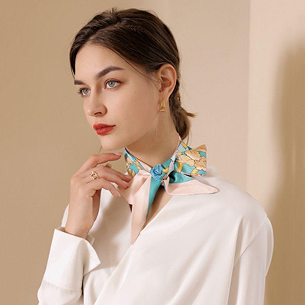 1 Băng Đô Cài Tóc Đính Ruy Băng In Hoa Phong Cách Retro