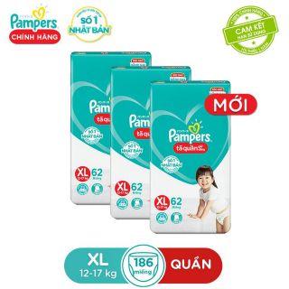 Tã quần Pampers giữ dáng M74/L68, XL62, XX 56 miếng