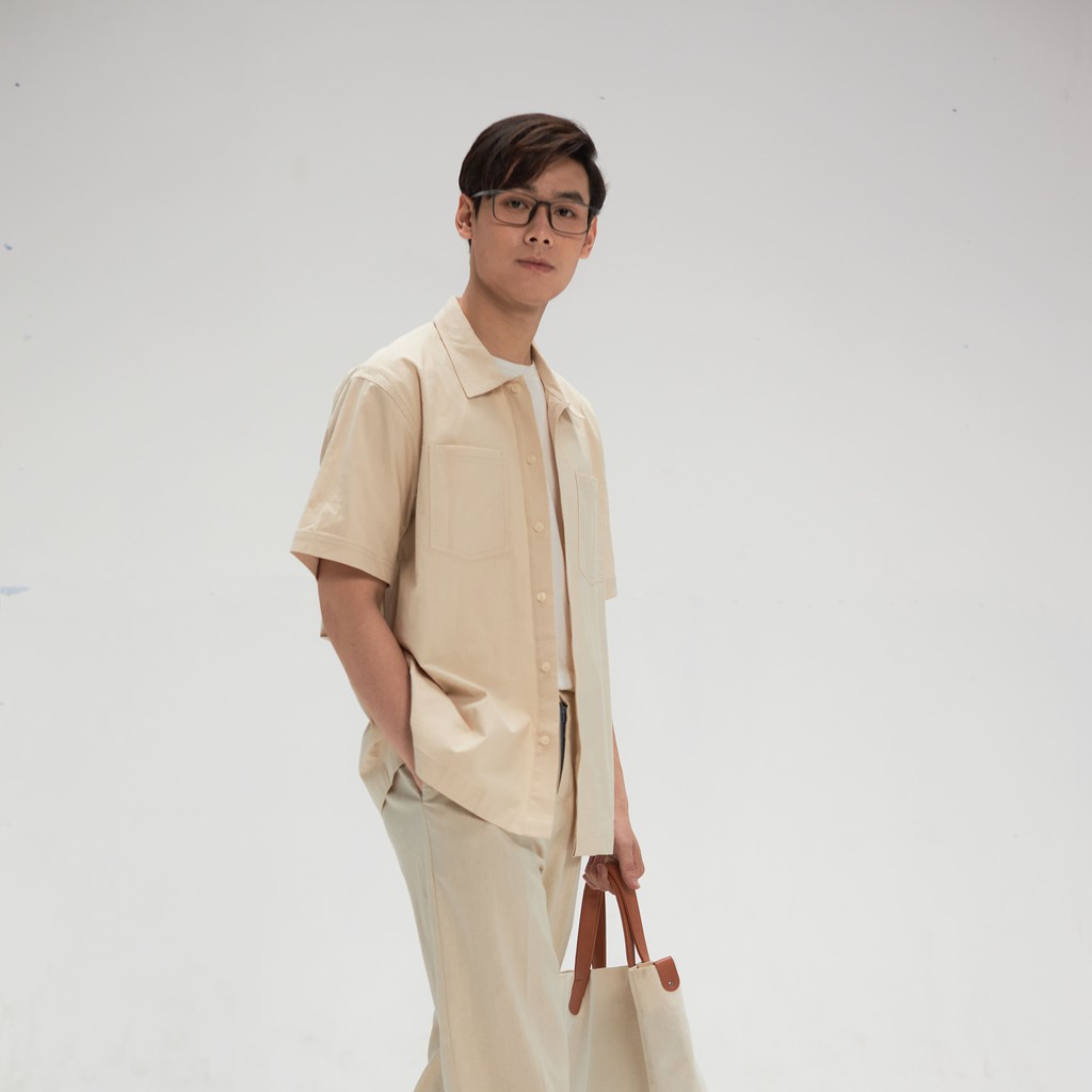 Áo sơ mi ngắn tay LOOK LINEN SHIRT | BigBuy360 - bigbuy360.vn