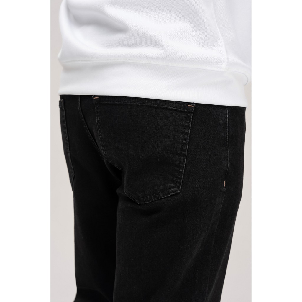 Quần jean nam đen rách gối dáng Skinny, quần bò đen trơn Classic thời trang JBAGY - JBJ