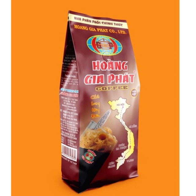 [Tân Phú] Cà phê rang xay pha phin Hoàng Gia Phát loại 1, Đặc Biệt, Thượng Hạng 500g Buôn Ma Thuột