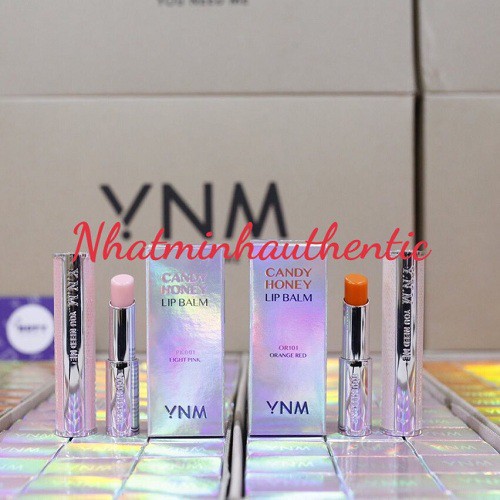 Son dưỡng YNM [𝑴𝑨̂̃𝑼 𝑴𝑶̛́𝑰} Son dưỡng có màu YNM Candy Honey Lip Balm | BigBuy360 - bigbuy360.vn
