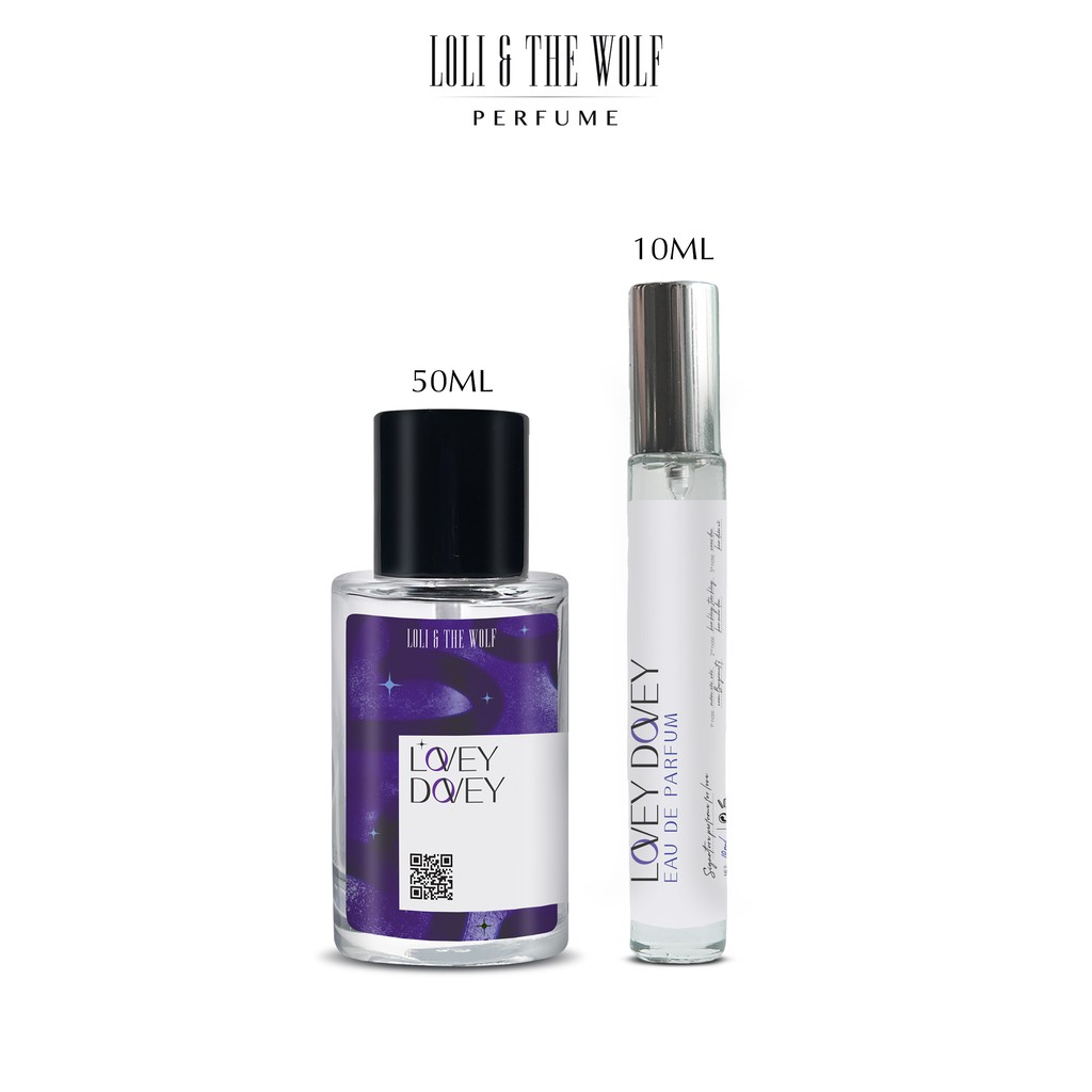 Nước hoa nữ thơm lâu chính hãng Lovey Dovey Eau De Parfum chai 10ml, 50ml - LOLI & THE WOLF | Thế Giới Skin Care