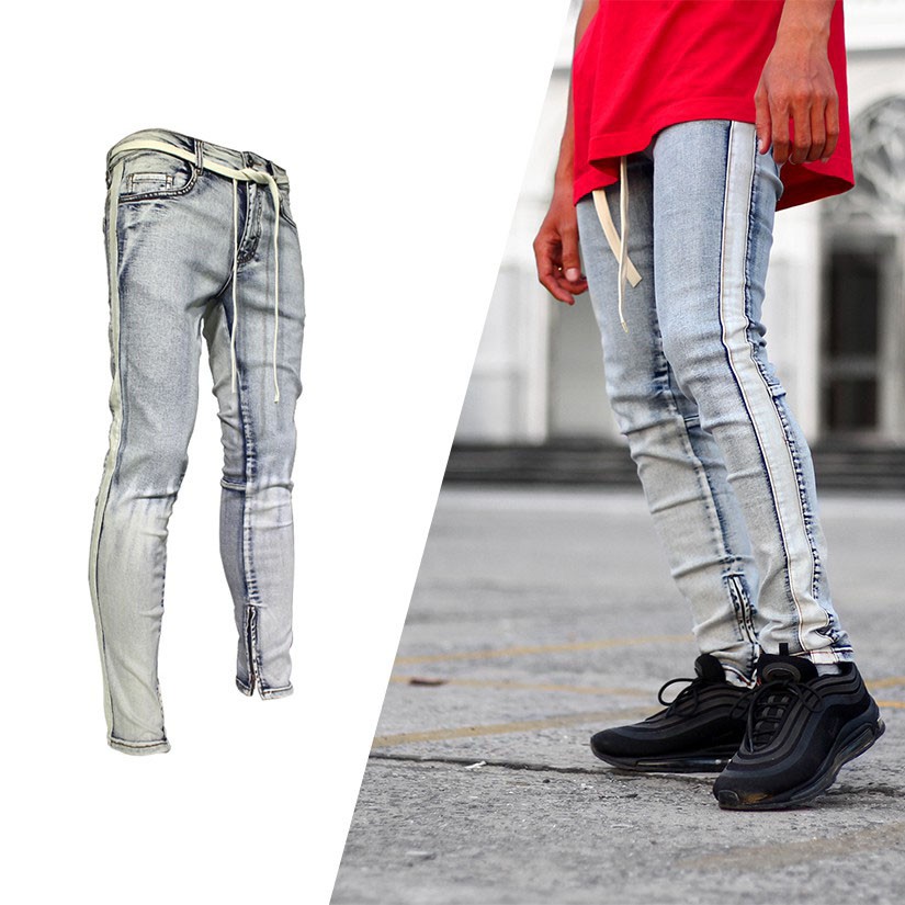 QUẦN JEAN ZIPPER DISTRESS