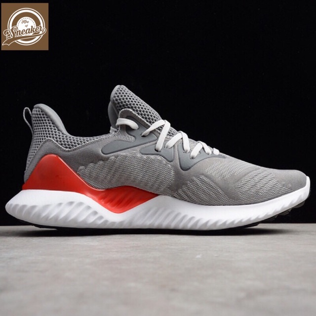 6/6 SALE NEW | Bán Chạy | Giầy thể thao Alphabounce grey xám đỏ đế trắng thời trang nam , nữ . 2020 2020 WT ' ³