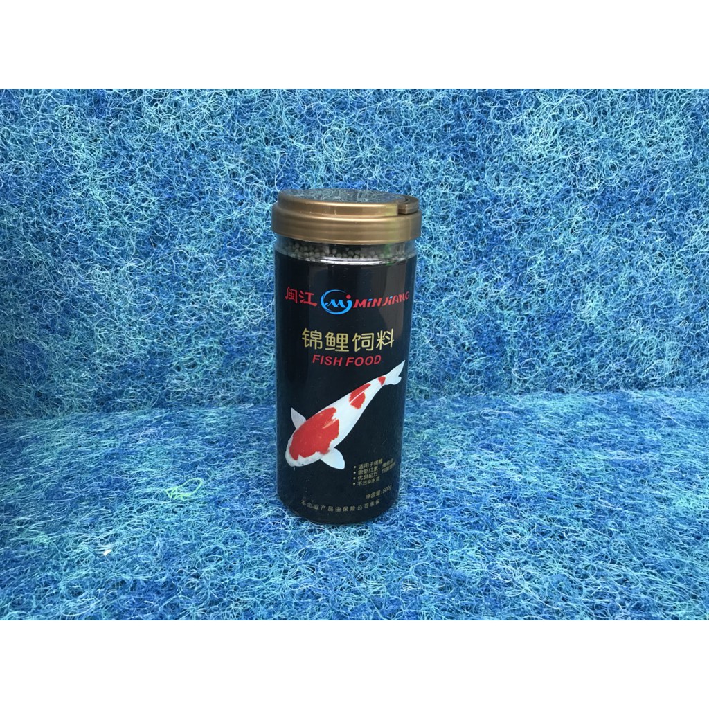 Cám cá koi ,thức ăn cá koi Minjiang lọ 300g-1500g