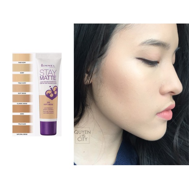 Kem nền Rimmel Stay Matte Foundation 30ml