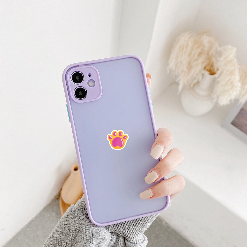 Ốp nhám bảo vệ camera màu pastel iPhone 7 8 7 Plus 8 Plus X Xs Xr XsMax iPhone 11 11 Pro 11 Promax