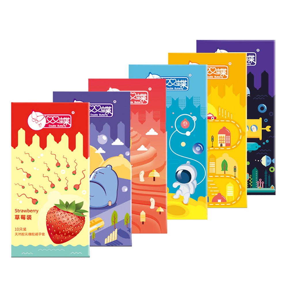 Bộ 10 bao cao su tự nhiên siêu mỏng bảo vệ an toàn cho nam