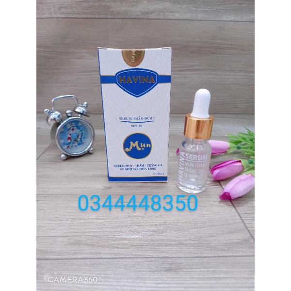 serum mụn Havina chính hãng 10ml ( xanh dương )