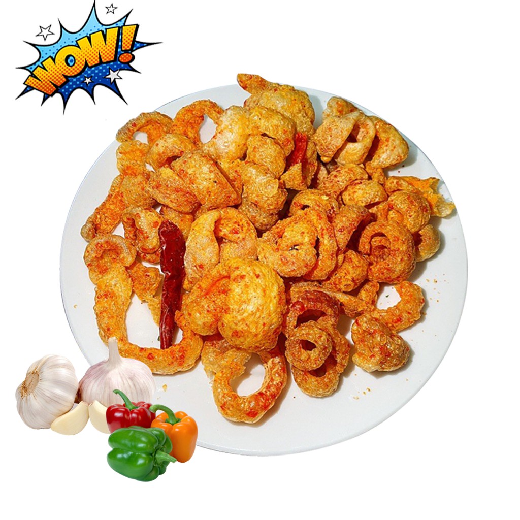 [Mã 267FMCGSALE giảm 8% đơn 500K] Da heo cháy tỏi - da heo chiên giòn tỏi ớt hũ pet 160g đồ ăn vặt Hà My | BigBuy360 - bigbuy360.vn