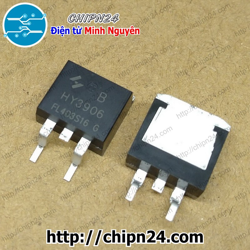[1 CON] (SOP) Mosfet Dán HY3906 TO-263 190A 60V Kênh N (SMD Dán) (3906)
