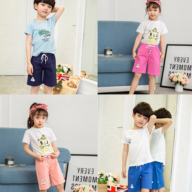 Quần short cotton đi biển cho bé trai