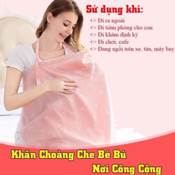 Khăn choàng che con bú