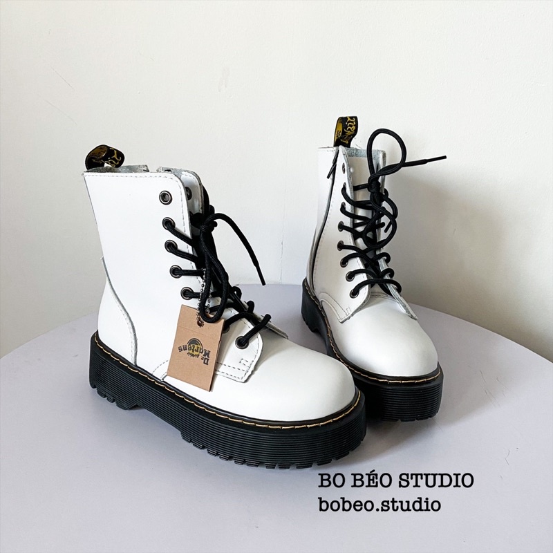 GIÀY BOOTS DR ĐẾ CAO 8 LỖ XỎW