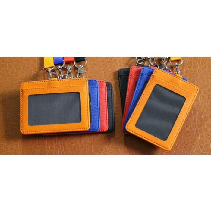 Bộ dây đeo thẻ da - Dây đeo thẻ học sinh, sinh viên