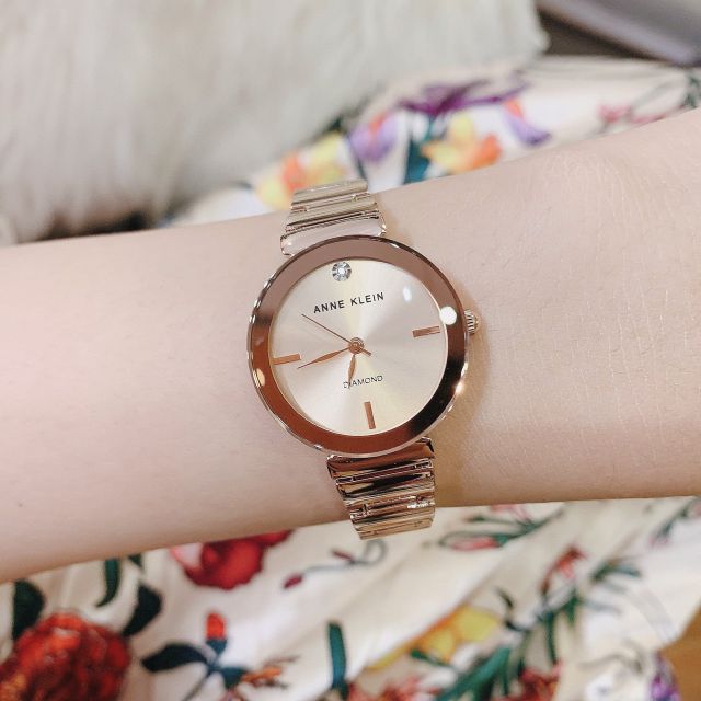 Đồng hồ nữ Anne Klein AK/2434 dây kim loại rose gold