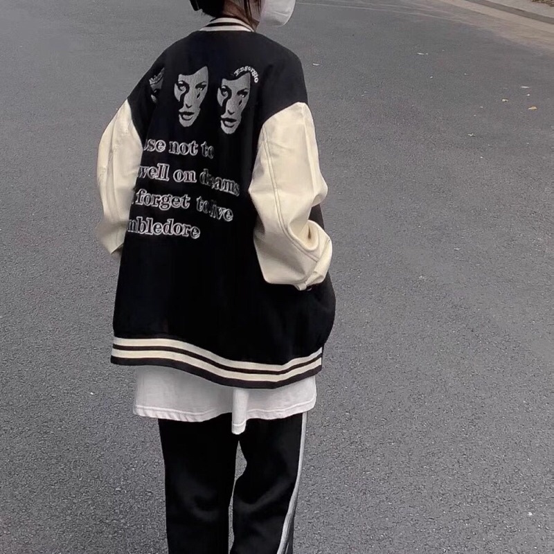 (SẴN) Áo khoác da varsity jacket INCENDIO hot trend - Dumbstrek.studio
