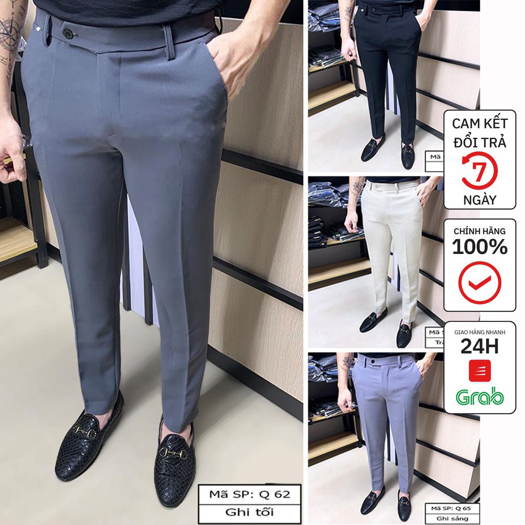 Quần tây nam SlimFit ống côn Hàn Quốc