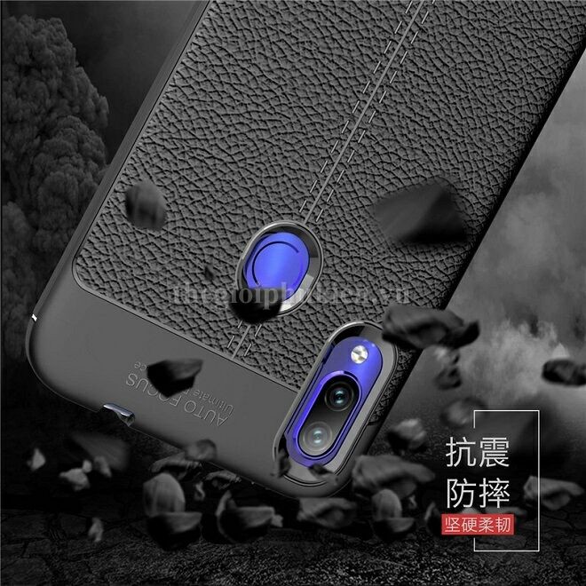 Ốp lưng Xiaomi Redmi 7 silicon giả da, chống sốc Auto Focus ( GIÁ SỈ )