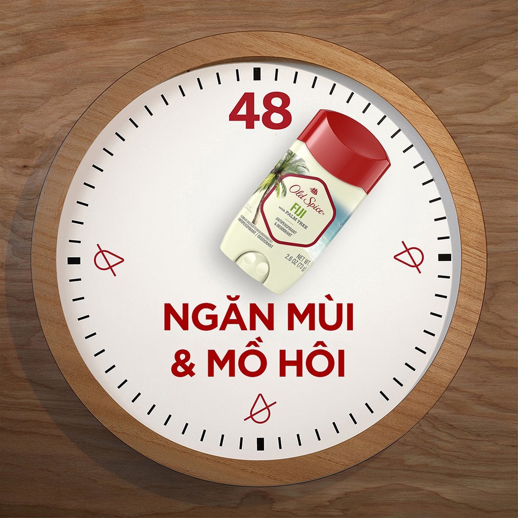 COMBO Hương Fiji Cây Cọ Biển | Sữa tắm & Lăn Khử Mùi Old Spice Fiji with Palm Tree | Chính hãng USA