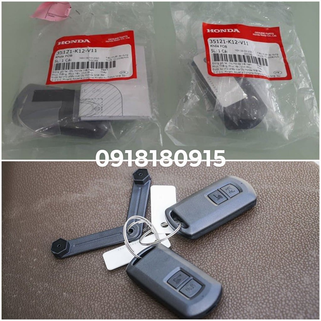 Khóa thông minh smartkey FOB Honda Lead. Honda Air Blade, Vision  Khóa thông minh smartkey chính hiệu honda