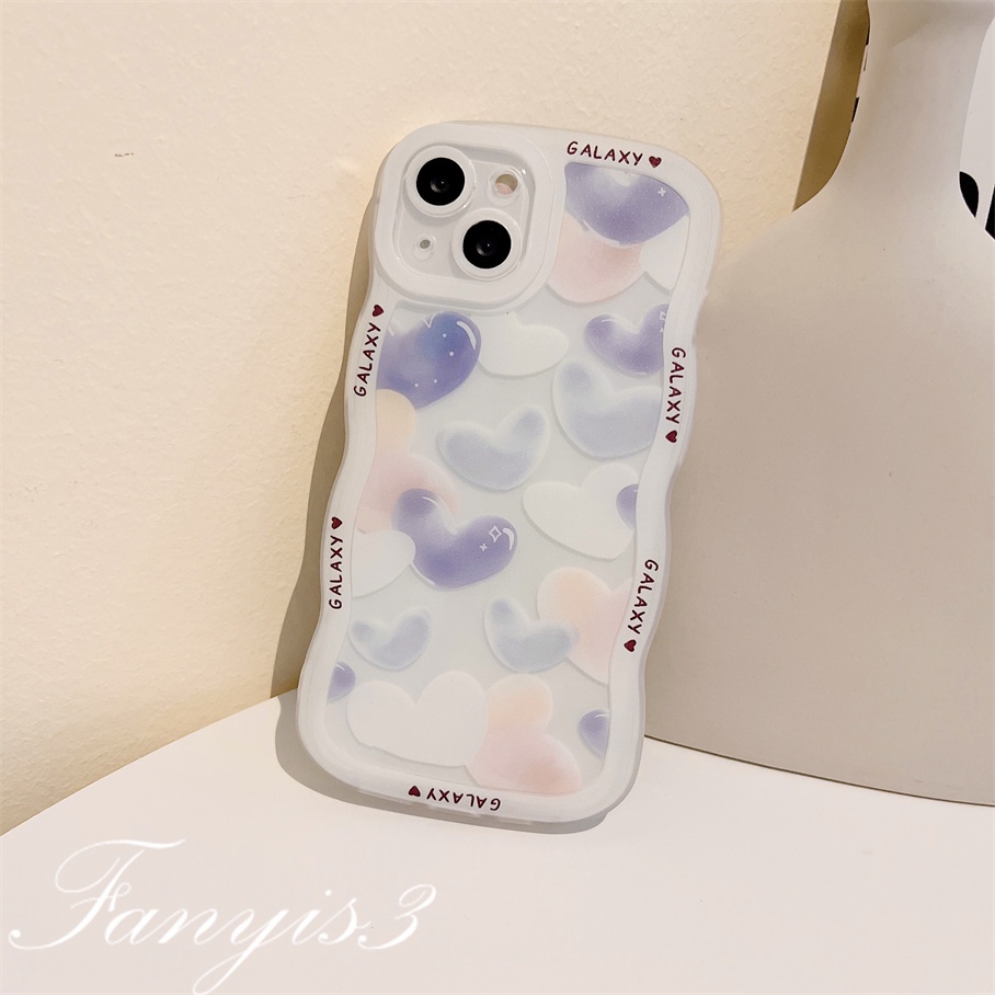 Ốp Điện Thoại TPU Mềm Trong Suốt Họa Tiết Trái Tim Cho iPhone 14 13 12 11 Pro Max X XR Xs Max 8 7 6 6s Plus SE 2020