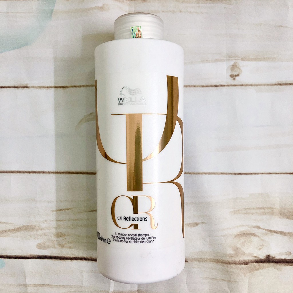 Dầu gội đầu tăng cường sáng bóng Oil Reflections Shampoo Wella 1000ml