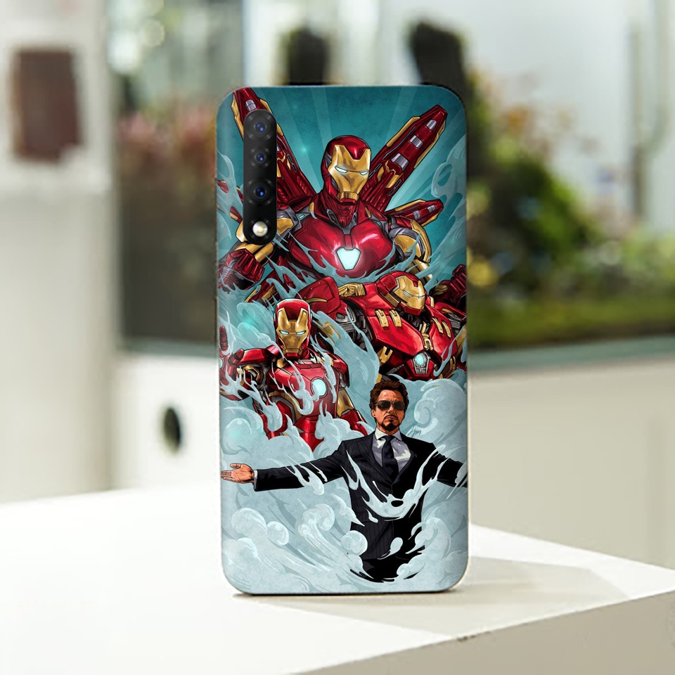 Miếng Dán Skin Điện Thoại In Hình Tony Stark Iron Man Cho Iphone 7/ 8/ X/ XS/ 11/ 11 Pro Max Và Các Dòng Máy Android