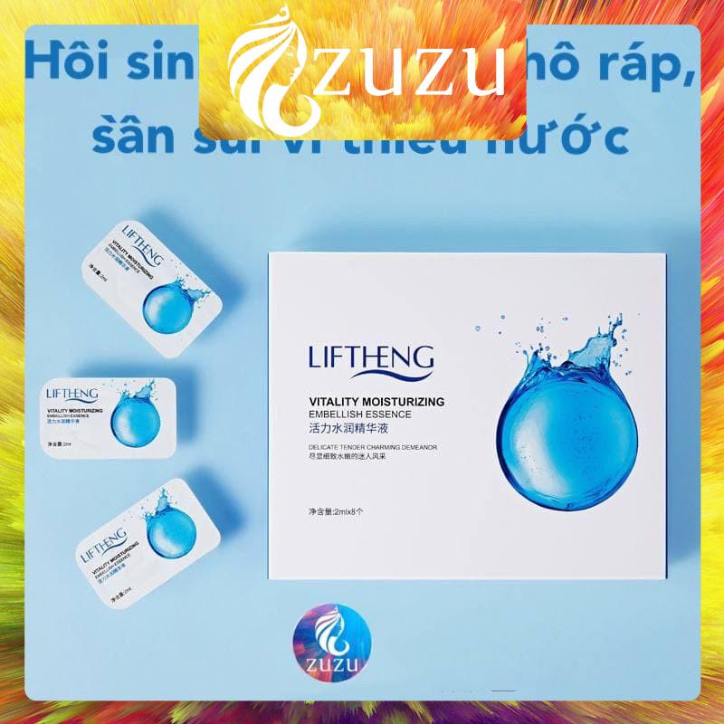 HỘP 8 VIÊN Mặt nạ Cấp nước dưỡng da, HỒI SINH LÀN DA THÔ RÁP SẦN SÙI HYALURONIC HYDRATING MASK