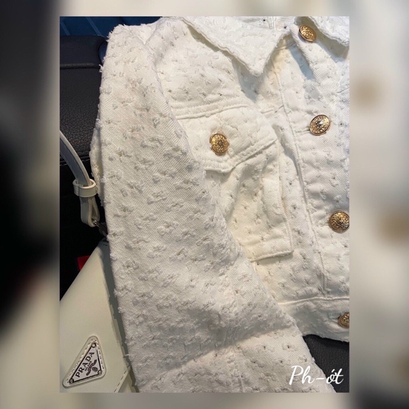 Áo khoác jean xù QCCC