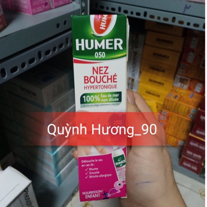 Xịt mũi HUMER 050ml Blocked dành cho trẻ em và người lớn