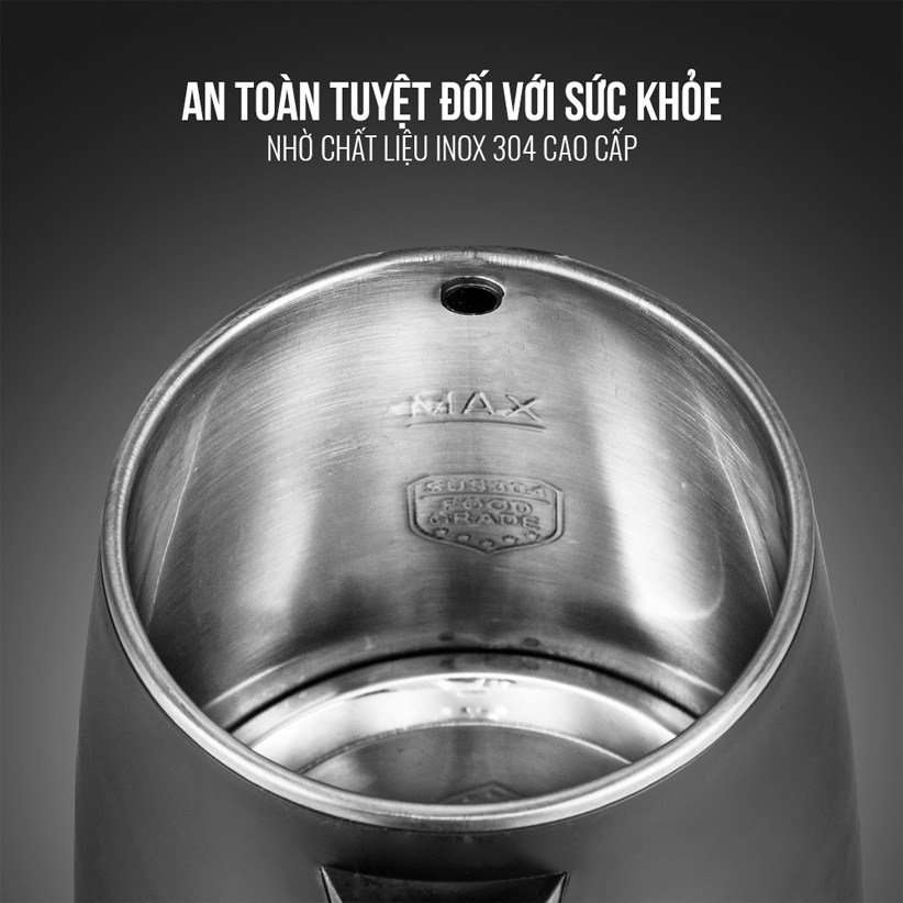 Ấm đun nước siêu tốc Smartcook  KES-3865 1L 1 Lít - Hàng chính hãng