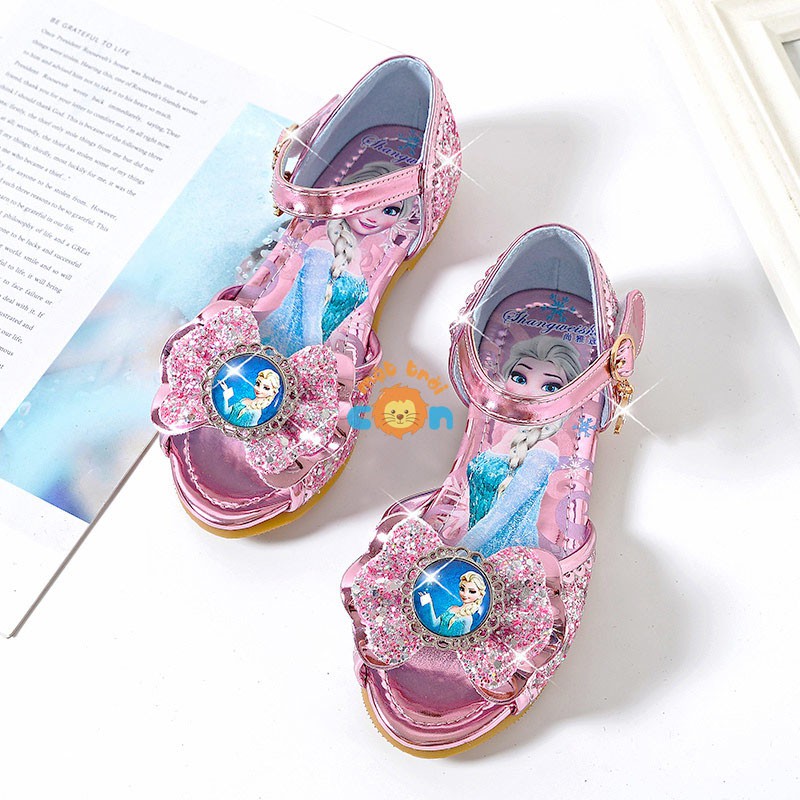 Giày Công Chúa Elsa Kiểu Sandal Cho Bé Gái 3 - 12 Tuổi