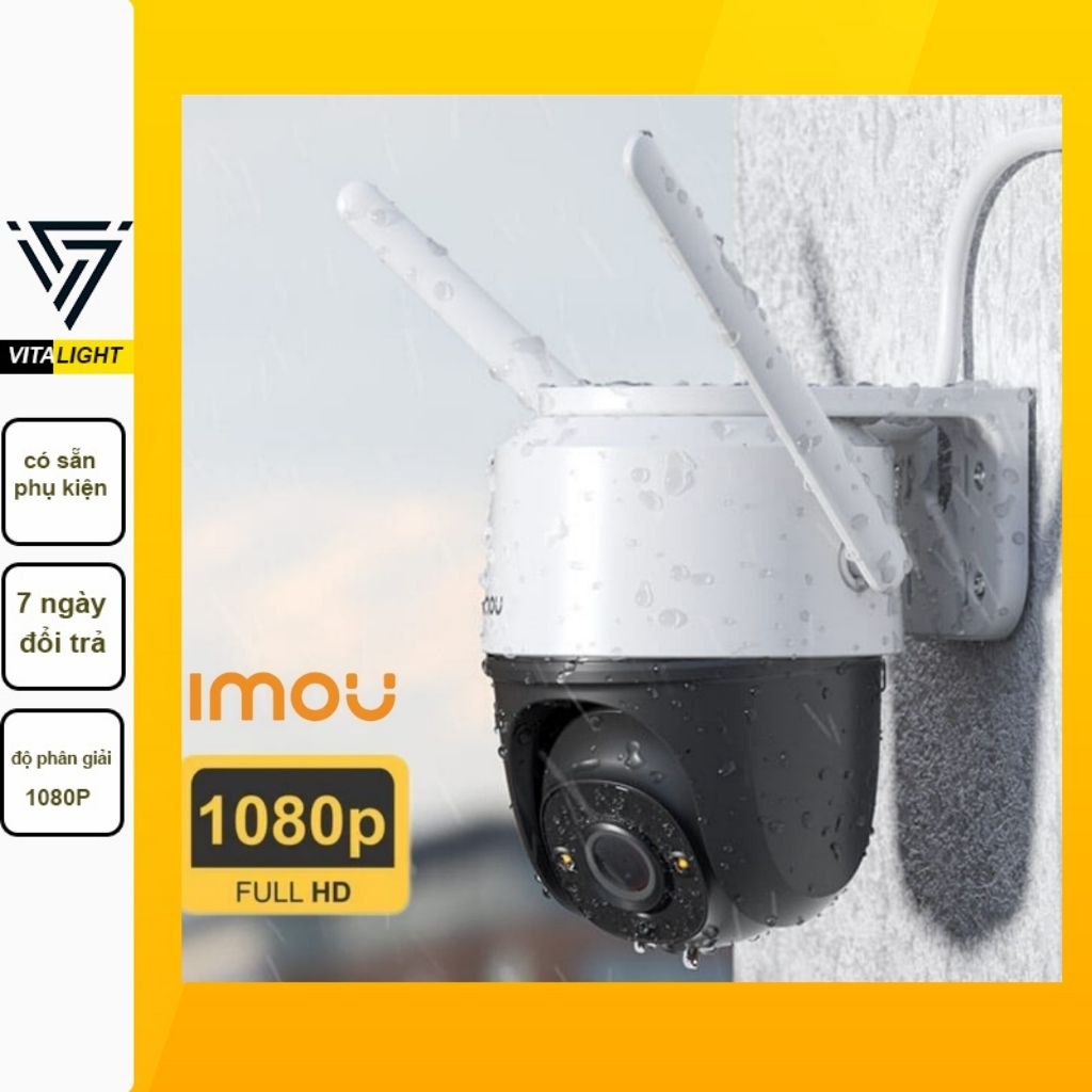 Camera wifi báo động, có màu ban đêm, lắp đặt ngoài trời S21FP,độ phân giải full HD VITALIGHT