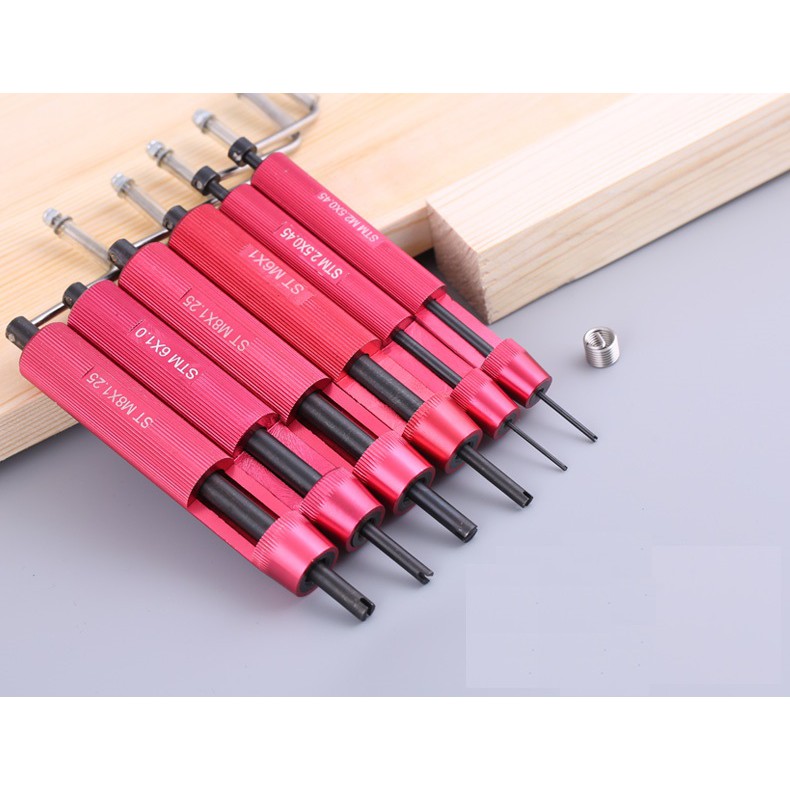 Tay quay ren cấy helicoil M2, M2.5, M3,M4,M5,M6.,M8,M10,M12