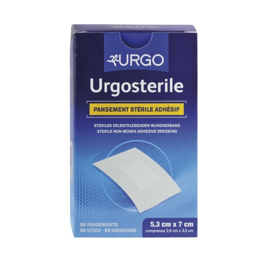 ✅ [HỘP 50 MIẾNG] Băng Keo Y Tế Có Gạc Vô Trùng- Urgosterile, (Nhiều kích thước) -VT0037