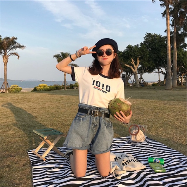 Áo thun tay ngắn in chữ | BigBuy360 - bigbuy360.vn