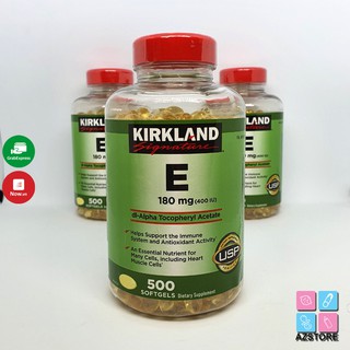 Vitamin E Kirkland 400ui - Vitamin E 500 viên Kirkland hỗ trợ làm đẹp da