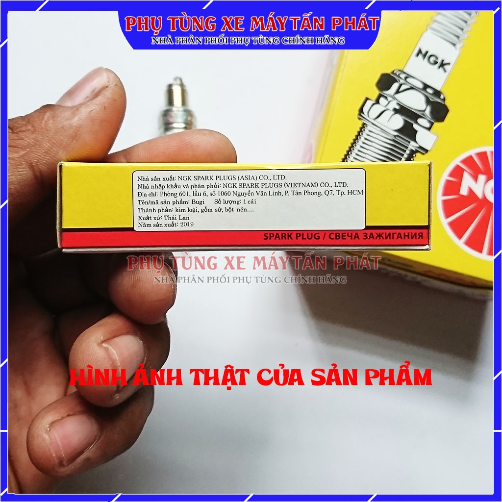 Bugi Xe Máy Chính Hãng NGK Thái Lan C6 (Chân Ngắn) C6HSA Dành Cho Dream ,Wave 100,Future,Wave RS