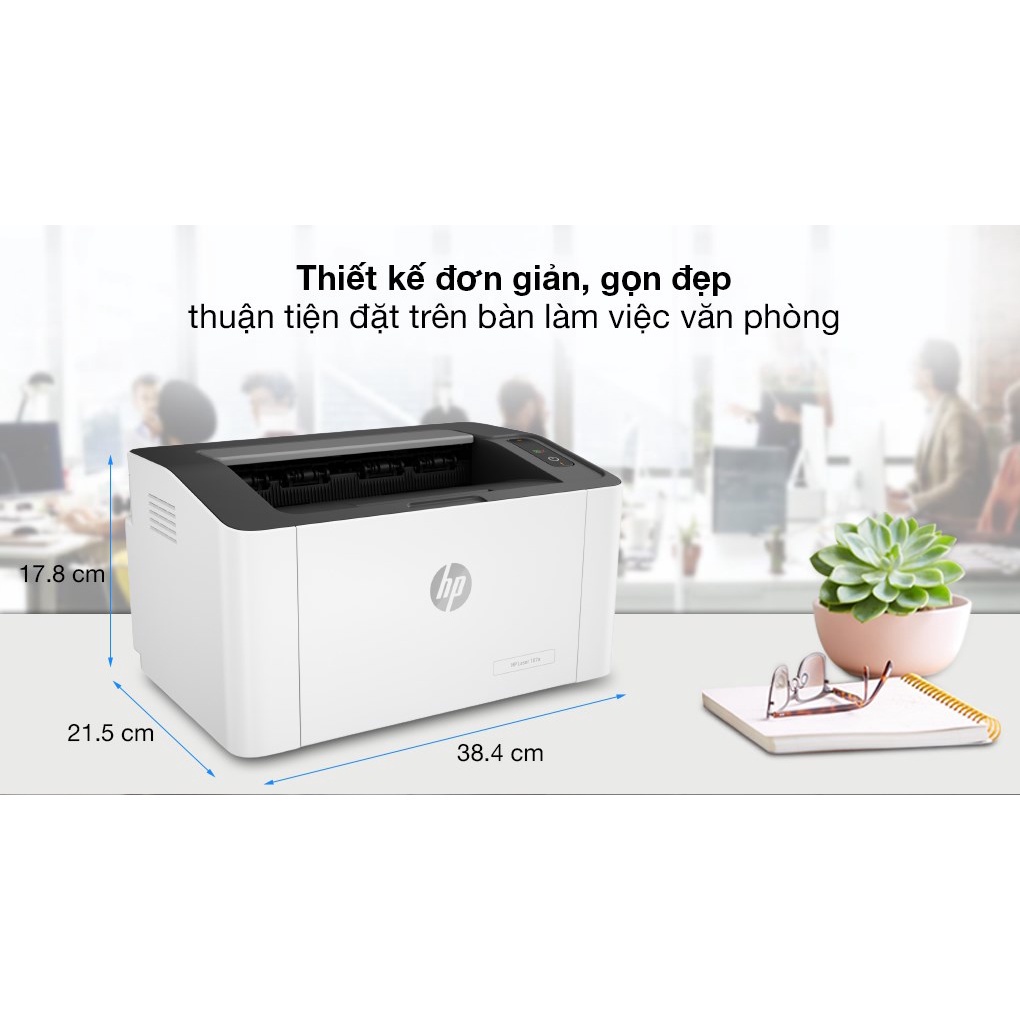 Máy in laser đen trắng HP 107A/ 107W - Chính hãng BH 12 Tháng