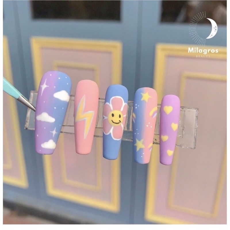 nailbox thiết kế omber dọc