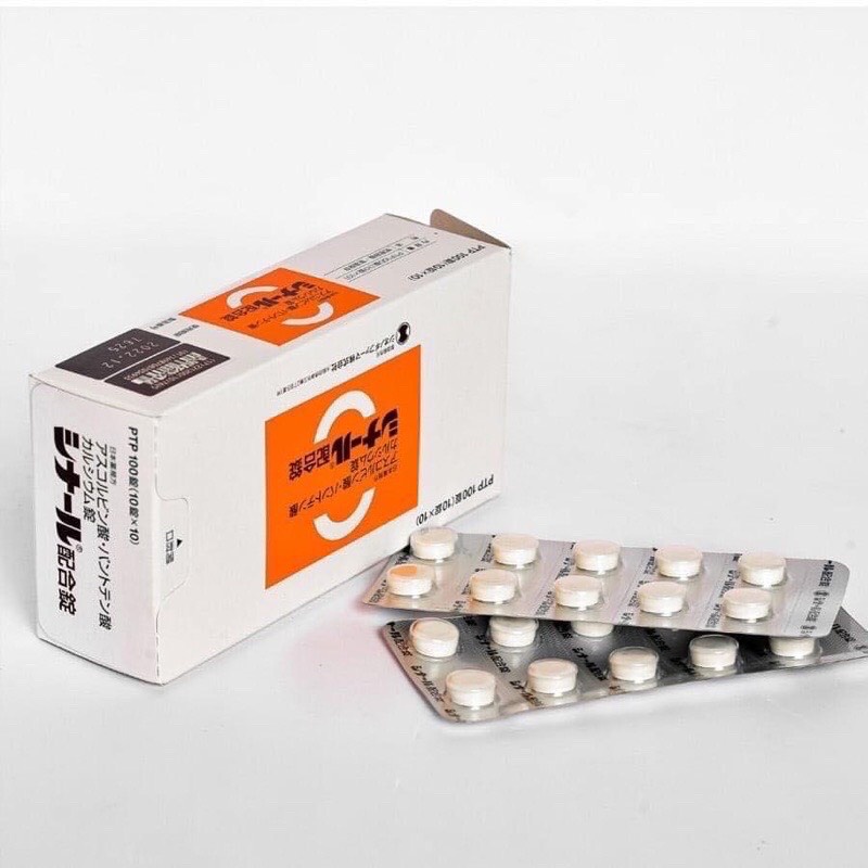 Viên uống Vitamin C trắng da, mờ thâm nám Cinal C 100 viên Nhật Bản