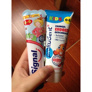 Kem đánh răng cho bé từ 0 - 6 tuổi của Đức