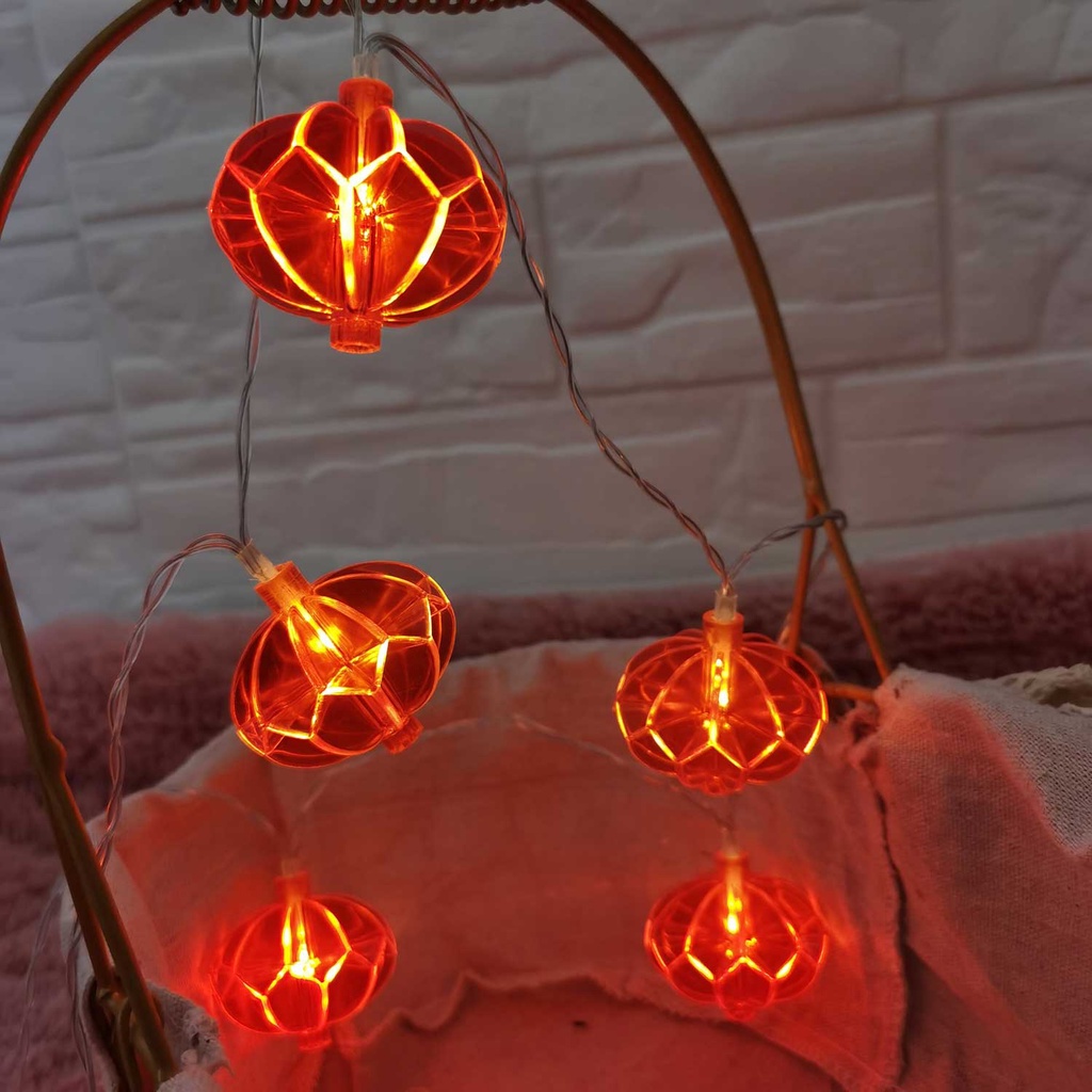 Dây đèn LED trang trí hình học chạy pin dài 1.5m