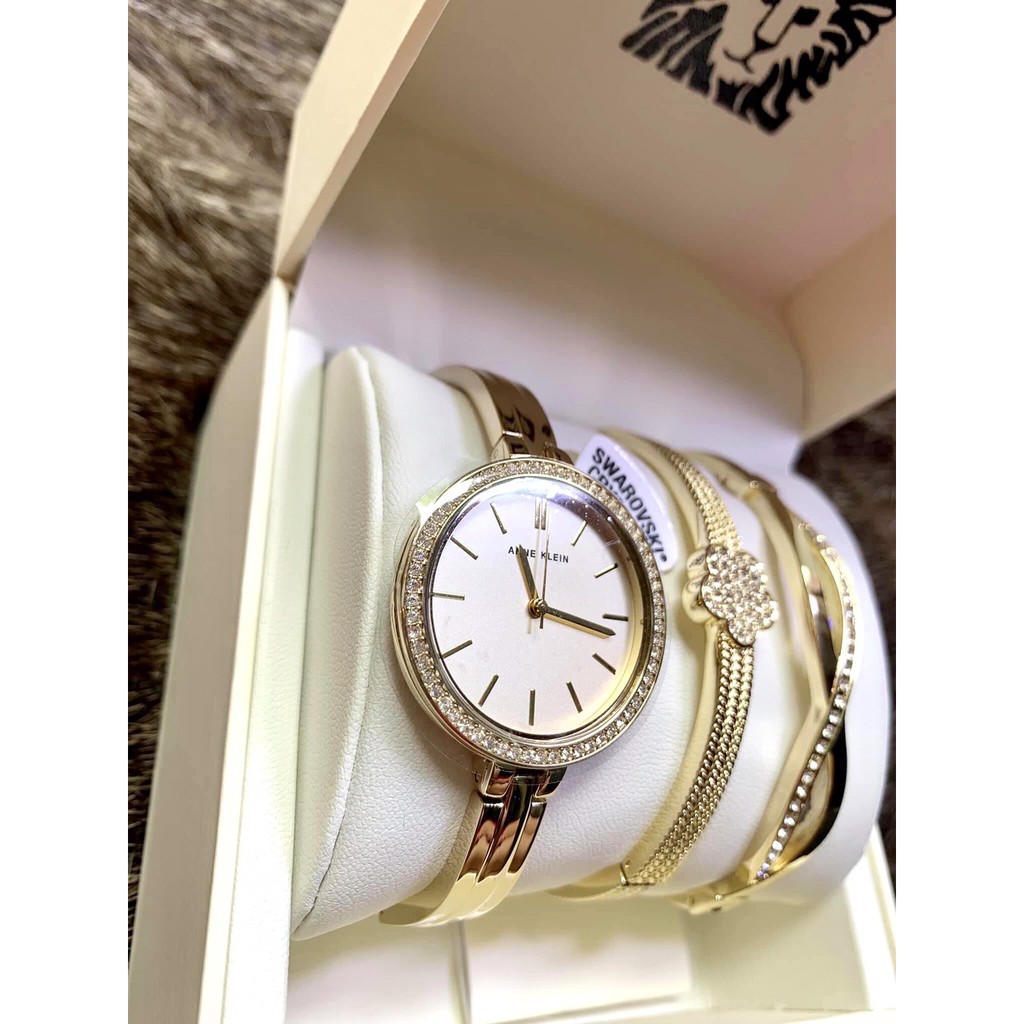 Đồng Hồ Nữ Thời Trang Anne Klein Combo Set AK/3398GBST