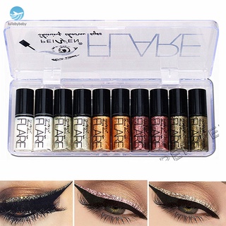 Set 5 phấn mắt dạng lỏng ánh nhũ lấp lánh thời trang