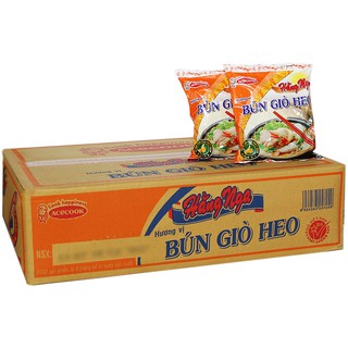 Thùng bún Giò heo ăn liền Hằng Nga 30 gói x 75g
