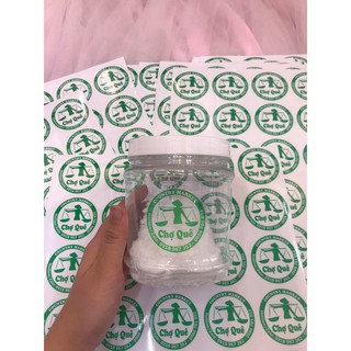 In tem nhãn trong suốt