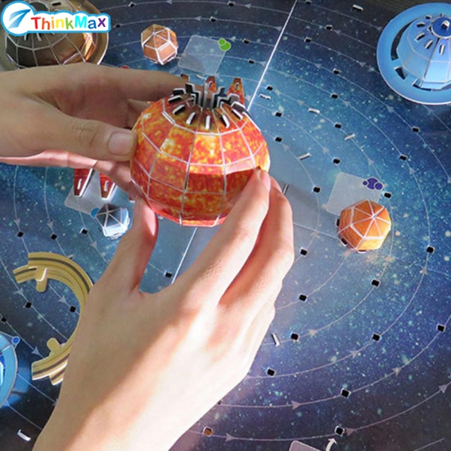 Mô hình lắp ráp THINKMAX tám hành tinh hệ mặt trời 3D bằng giấy